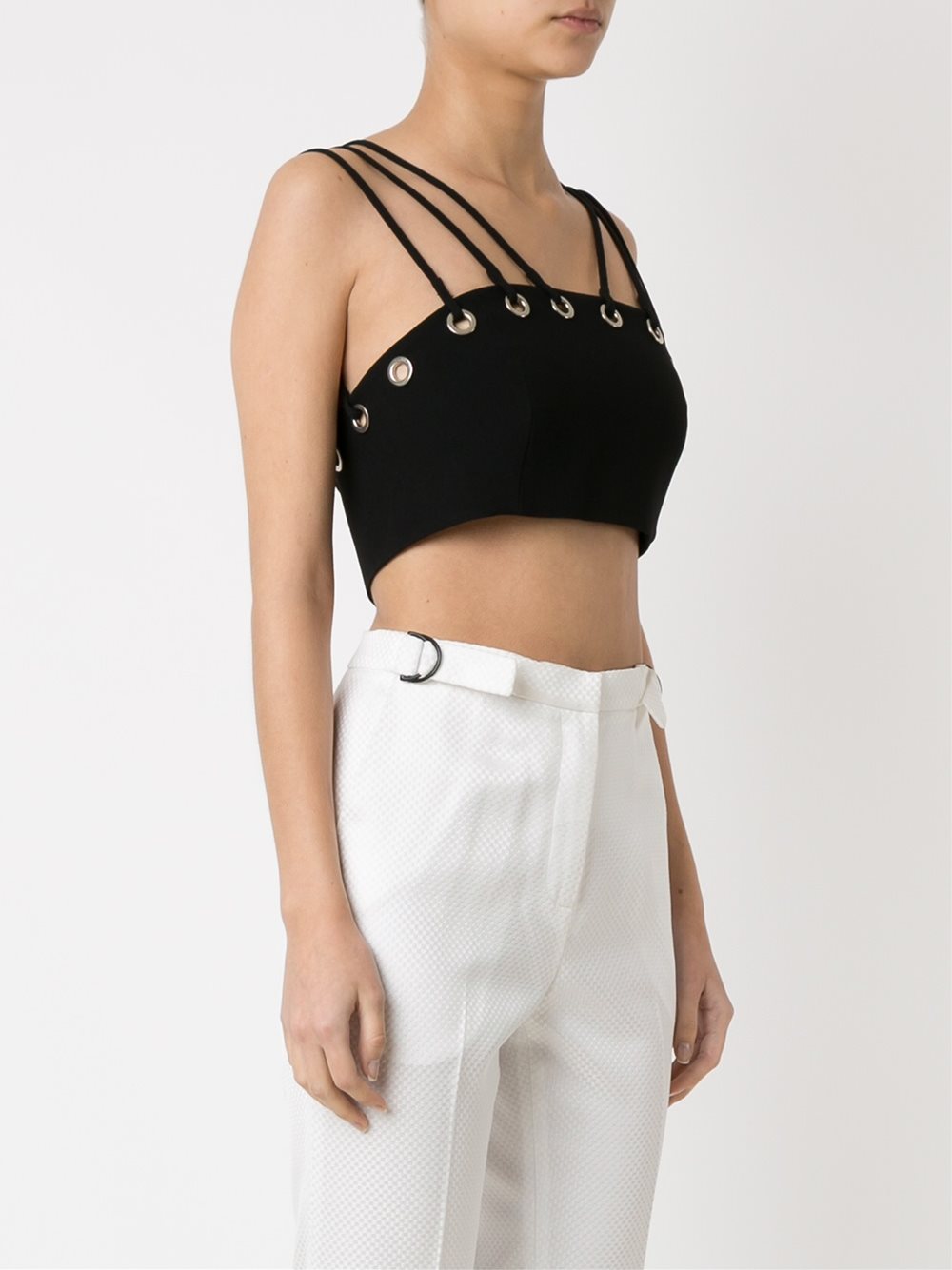 embellished cropped top