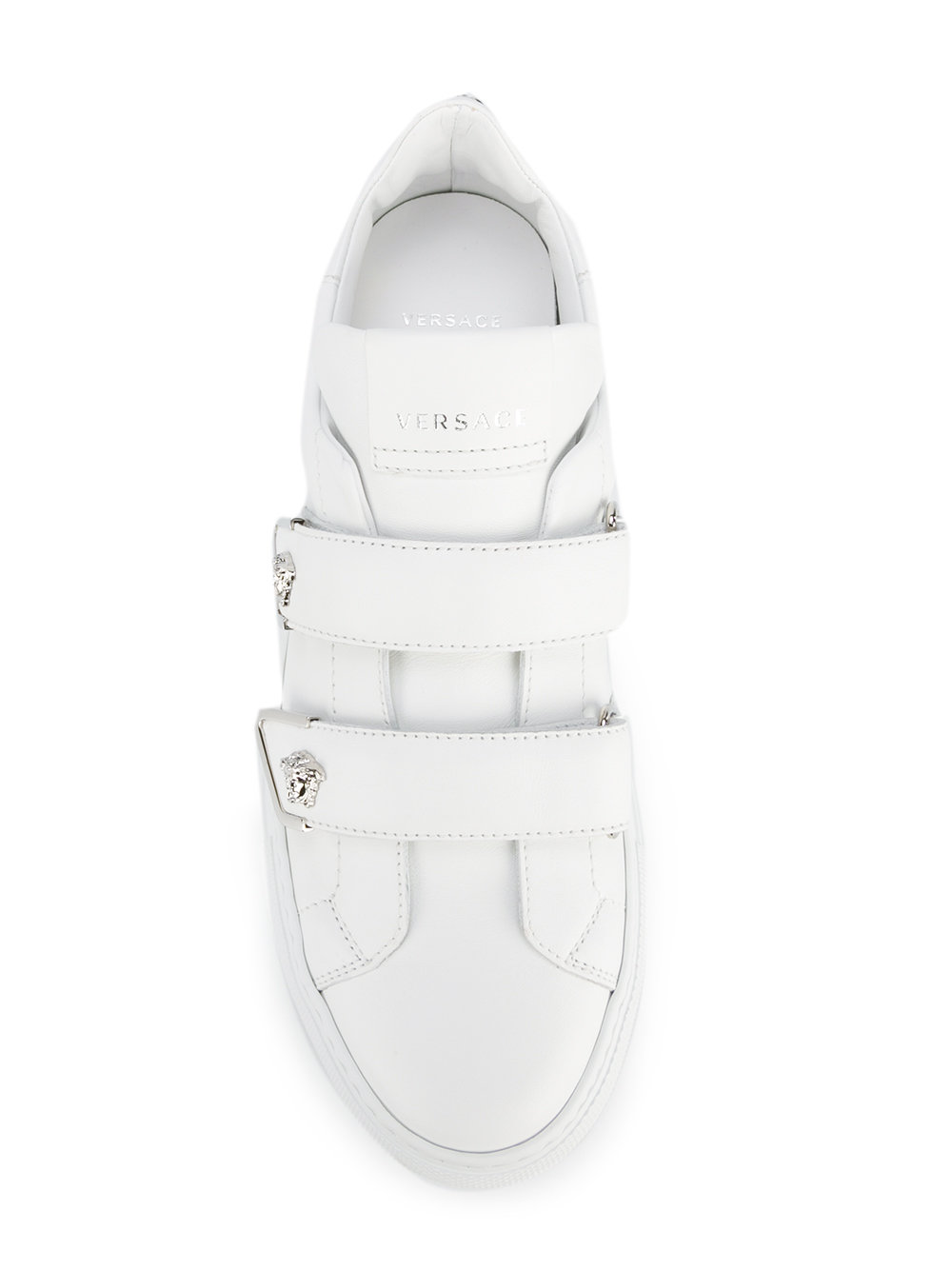 touch strap mid-top trainers