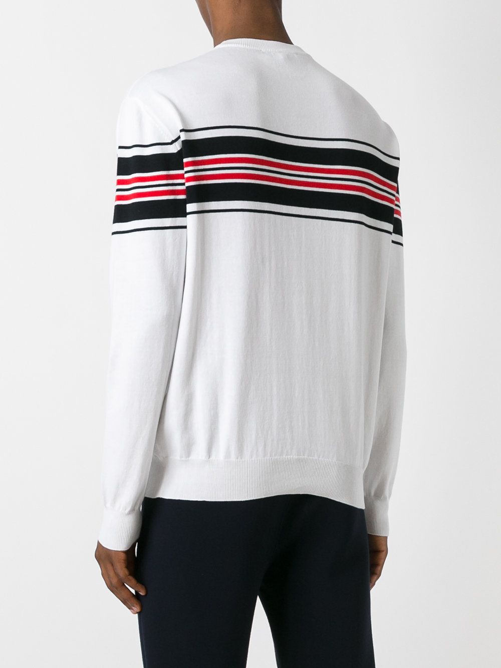 striped knit jumper 