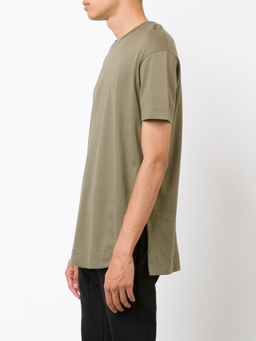 'T1-1' plain T-shirt