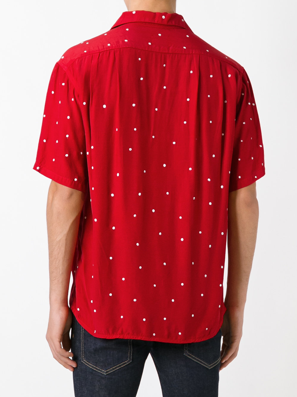 dot print shirt 