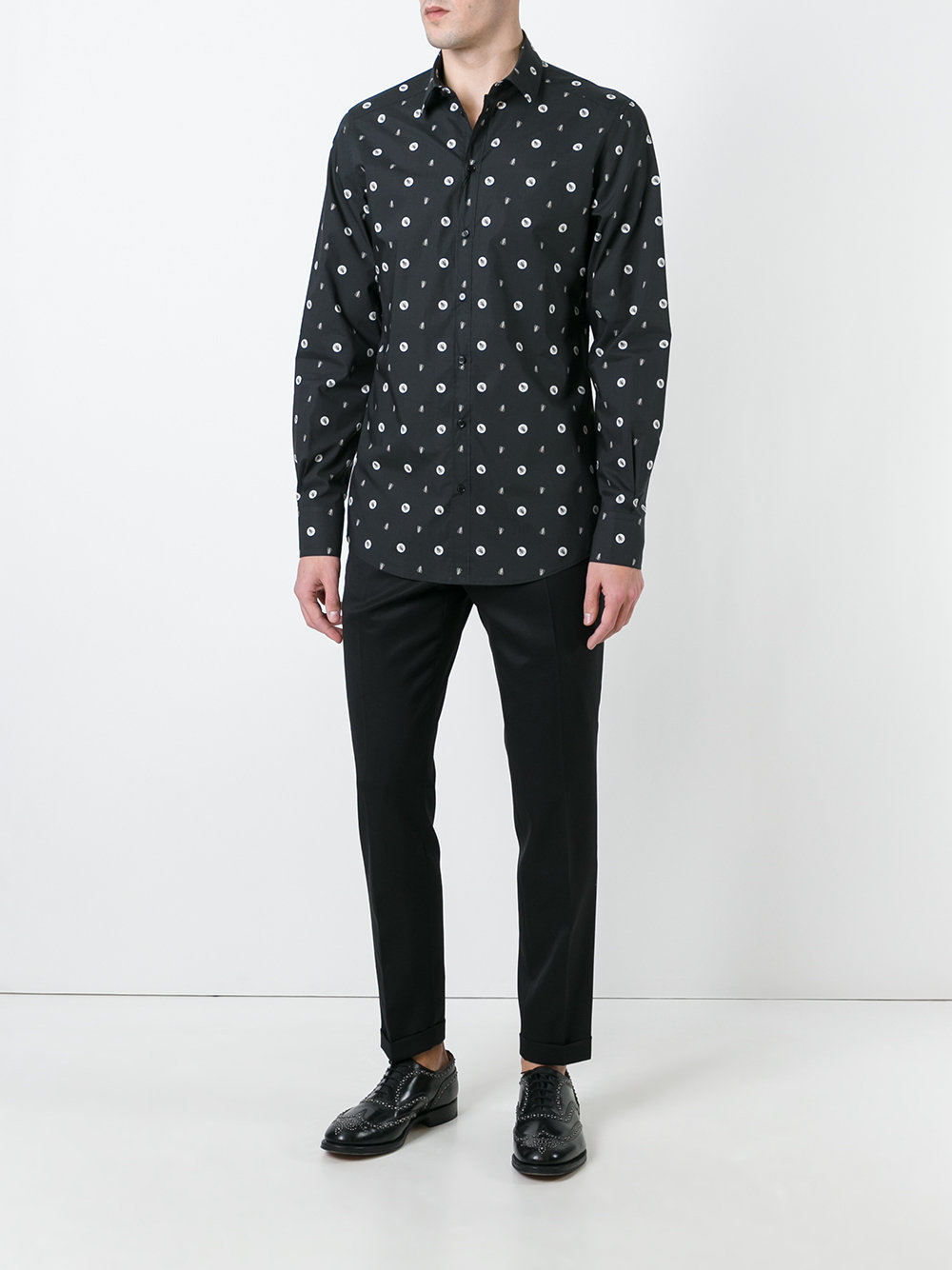 bee print shirt