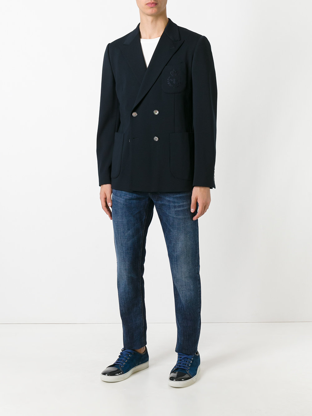 bee & crown embroidered jacket