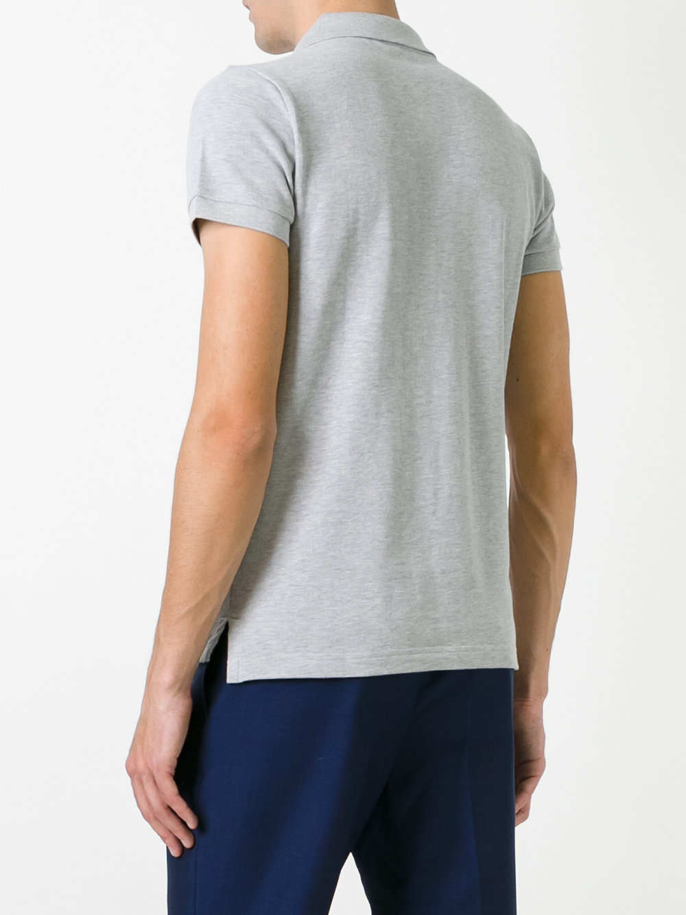 embroidered logo polo shirt
