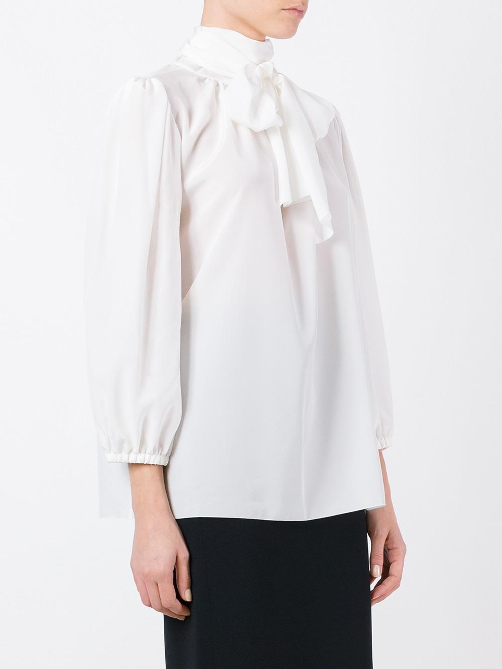 pussy bow blouse
