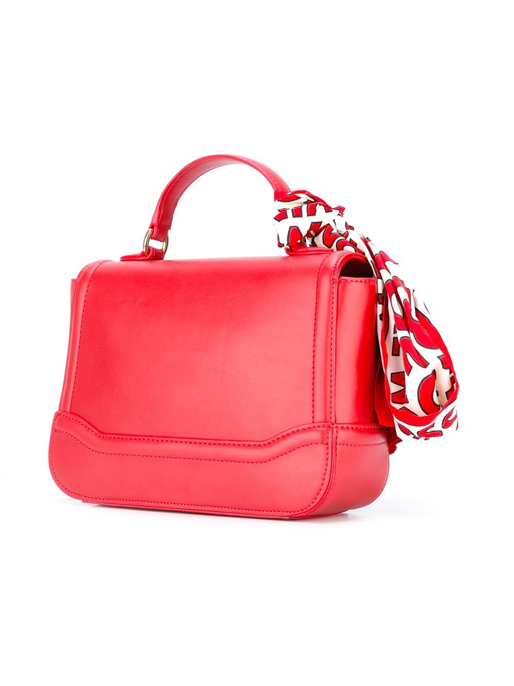 scarf detail tote