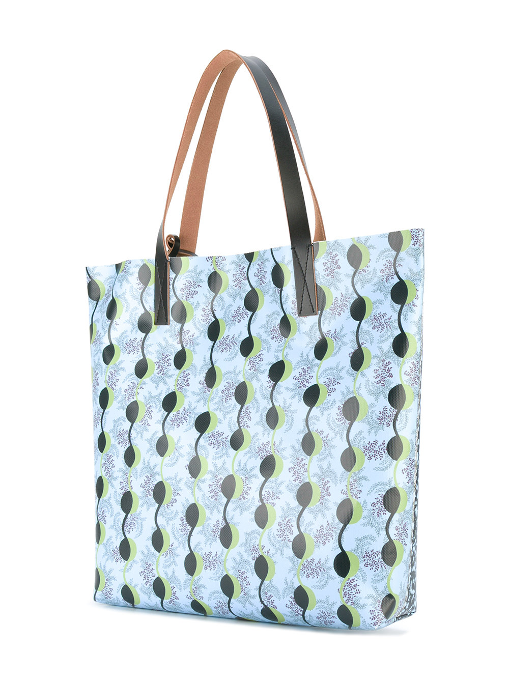 printed shopper tote