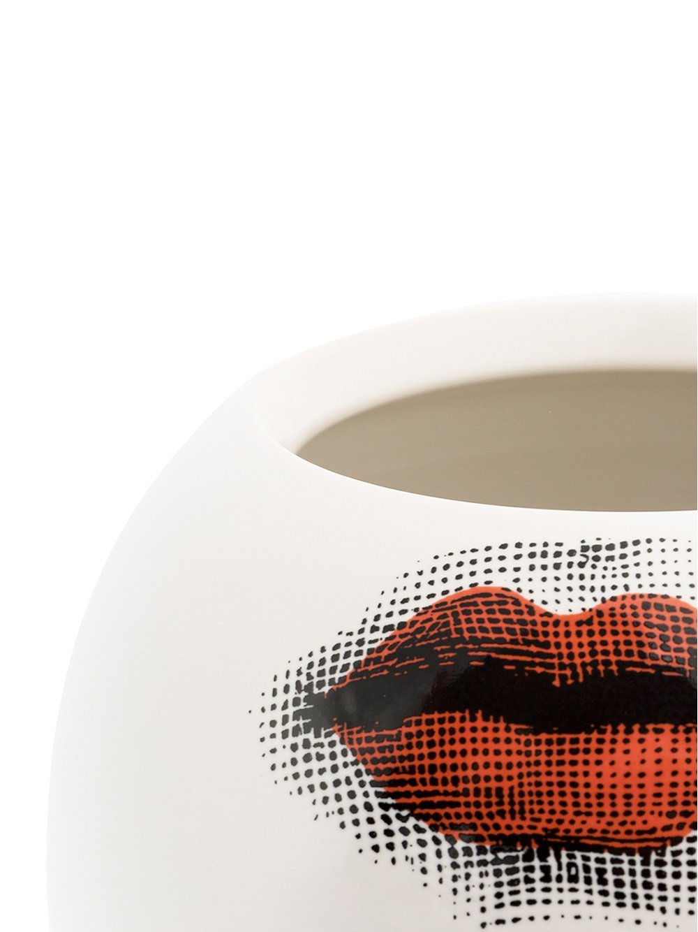 lip print vase