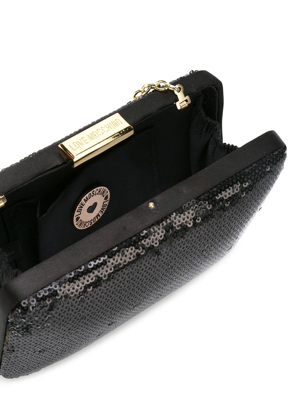 sequined clutch