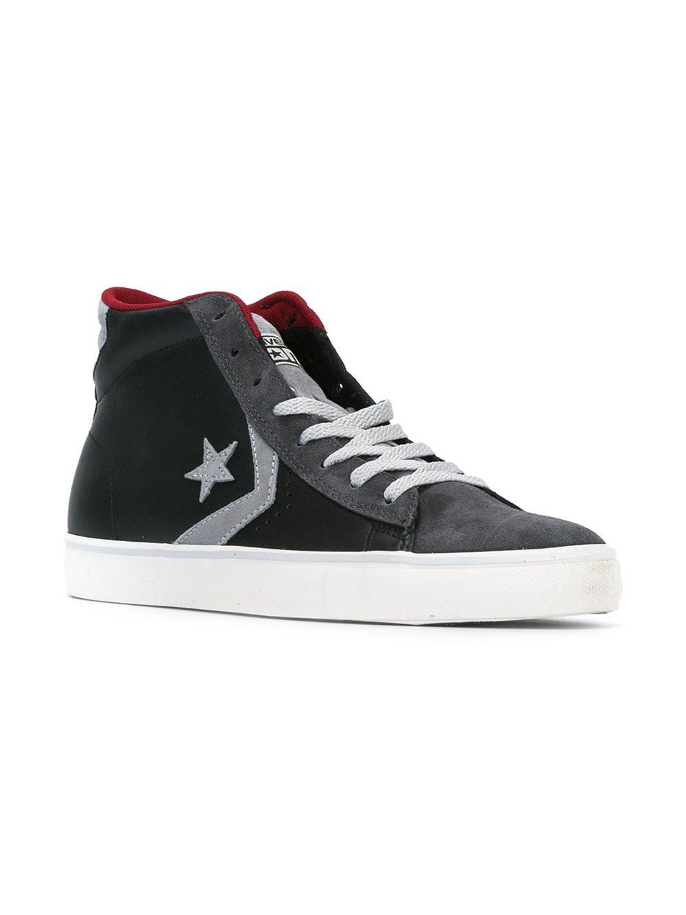 'CONS' hi-top sneakers