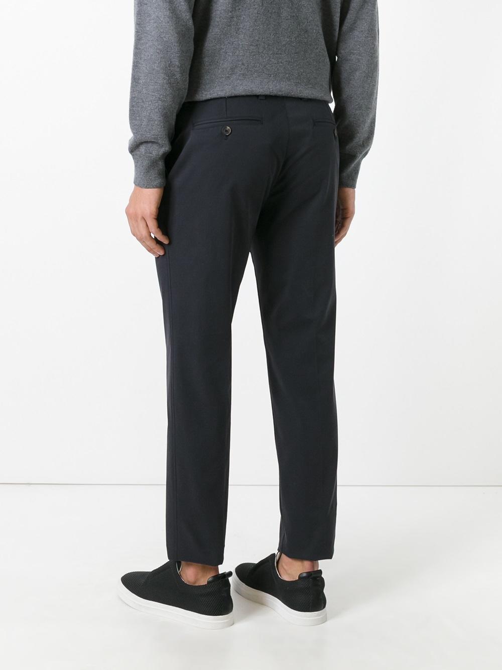 raised seam trousers