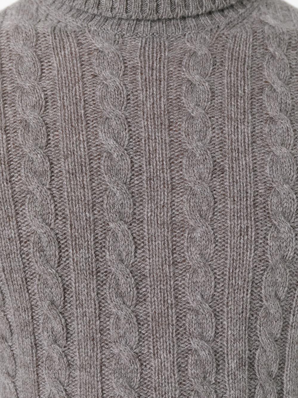 cable knit turtleneck jumper
