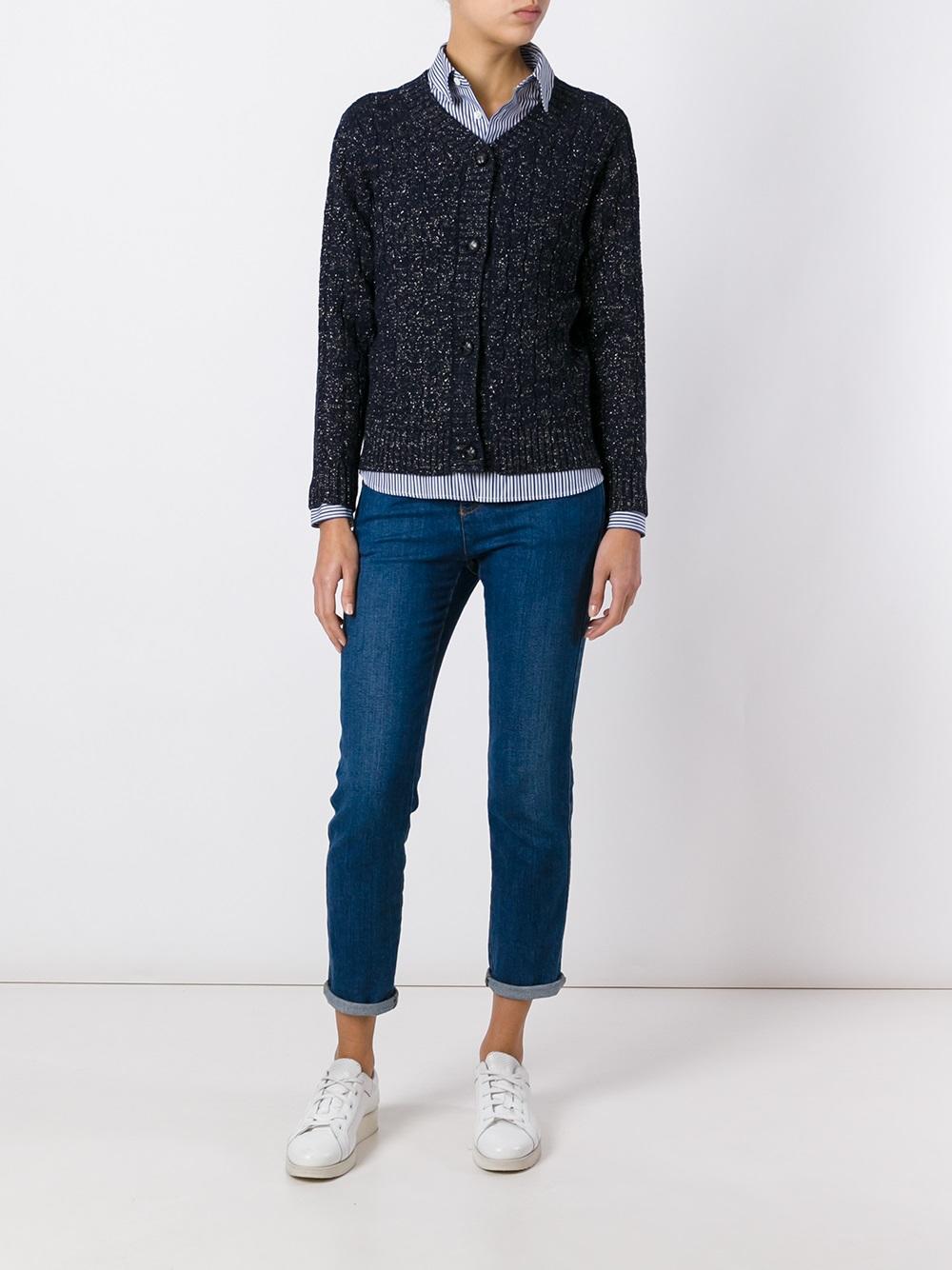 glitter effect cardigan