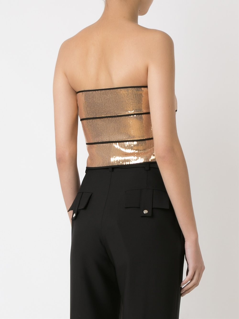 sequin crop top