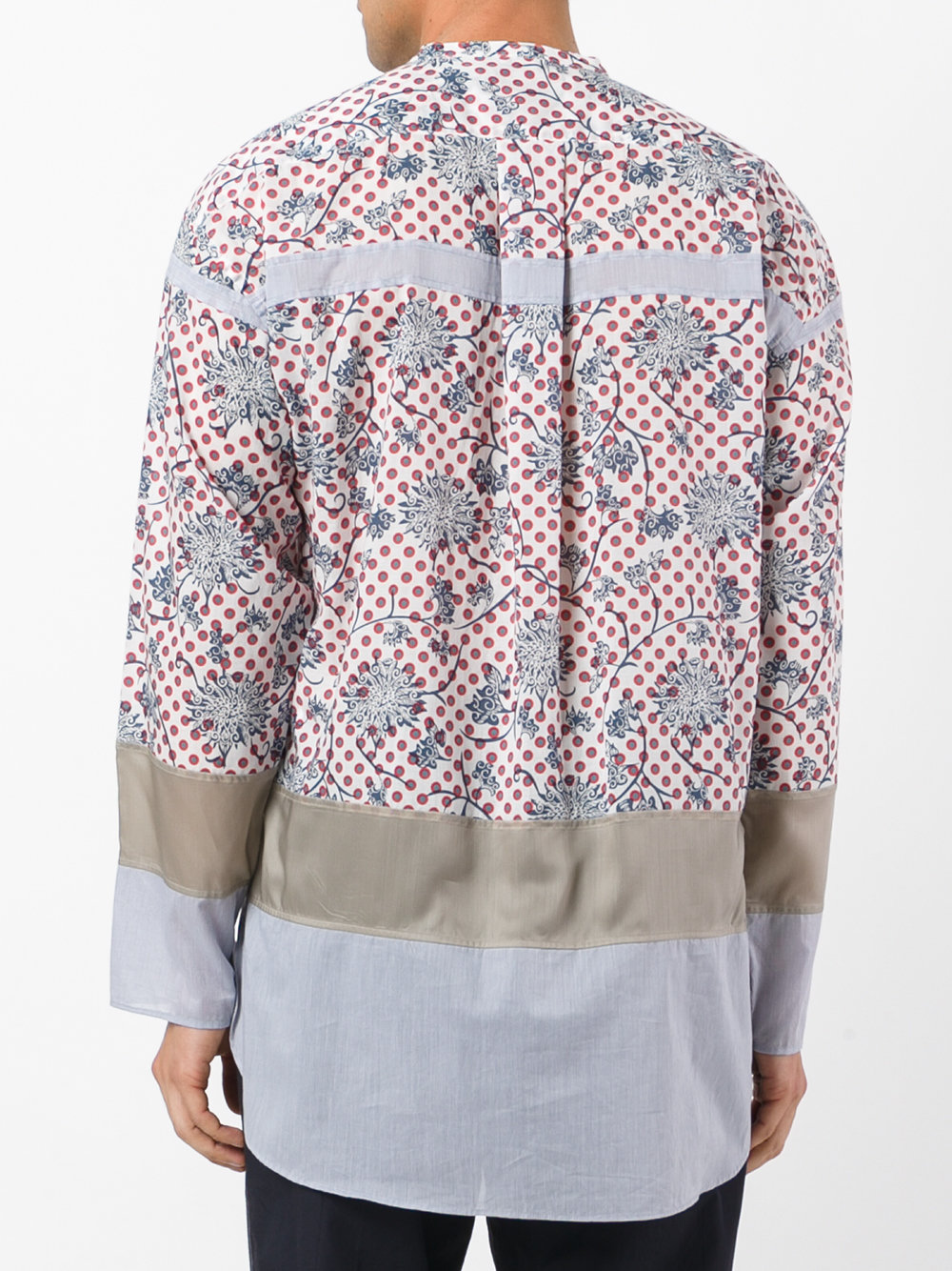 floral dots shirt