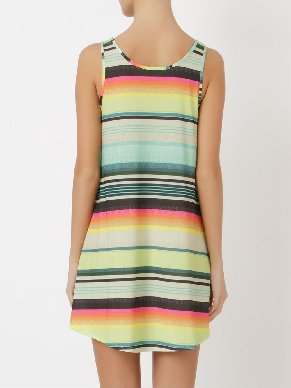 striped beach dress