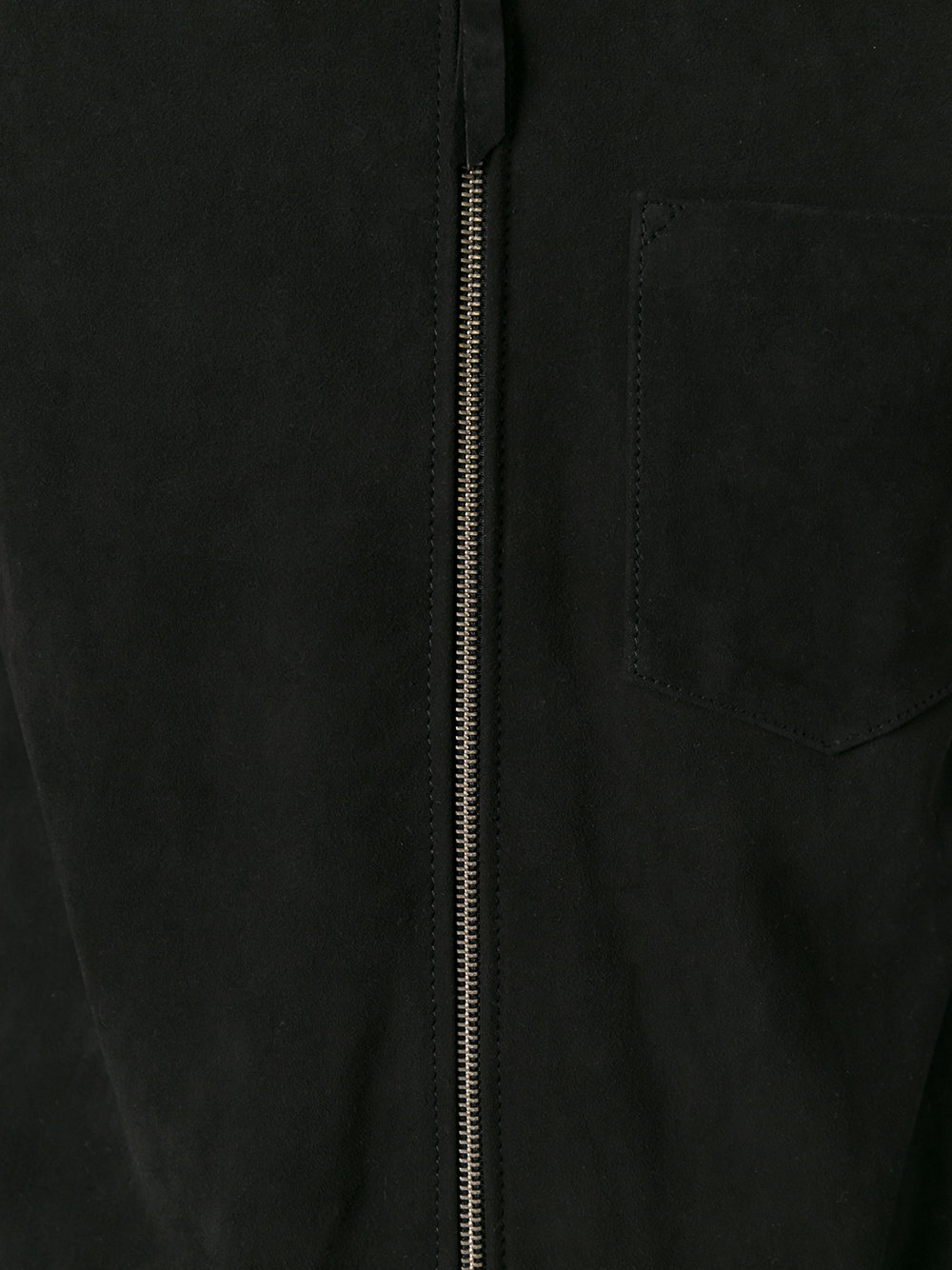 zipped bomber jacket