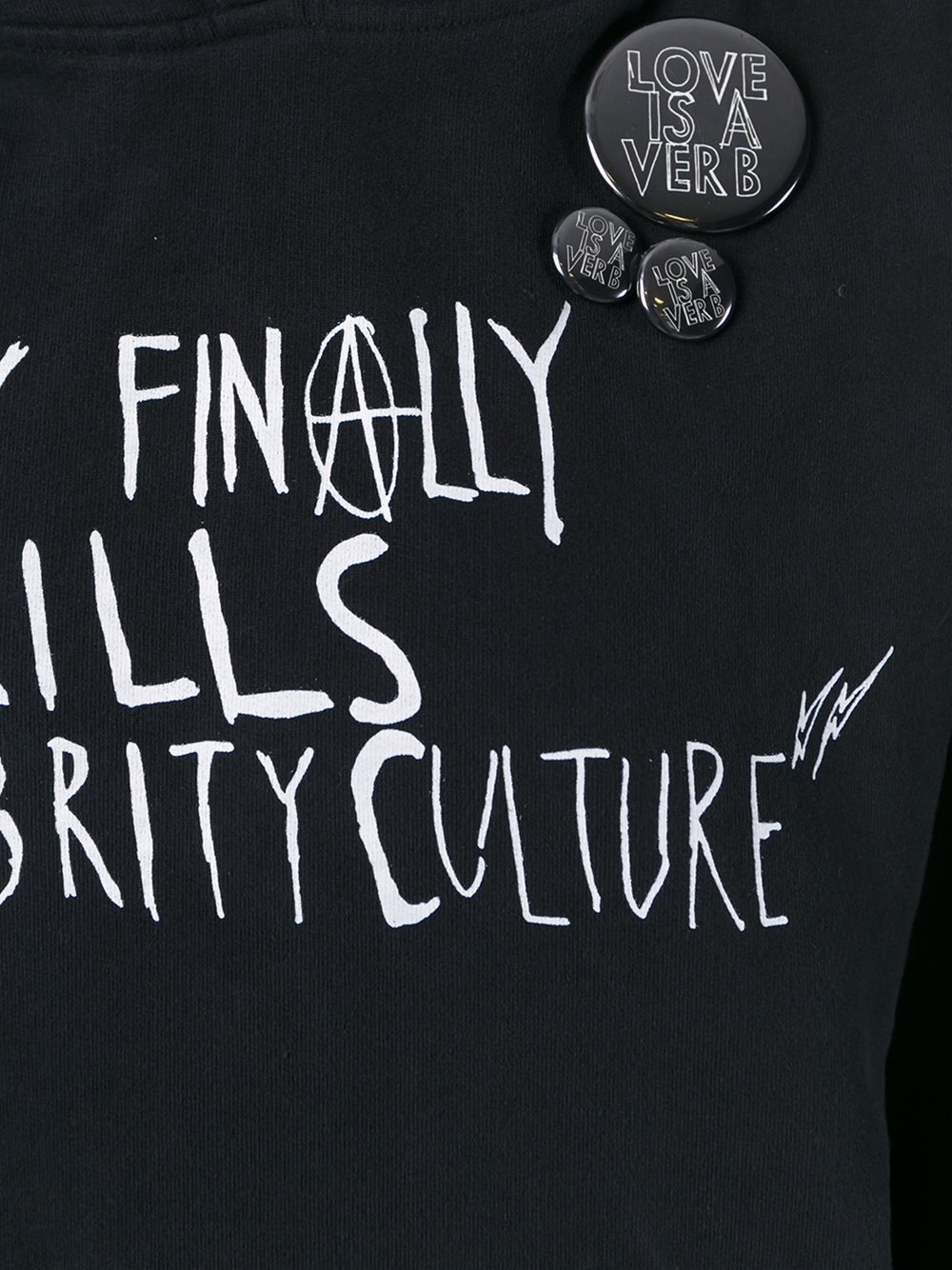 'Punk poetry' hoodie