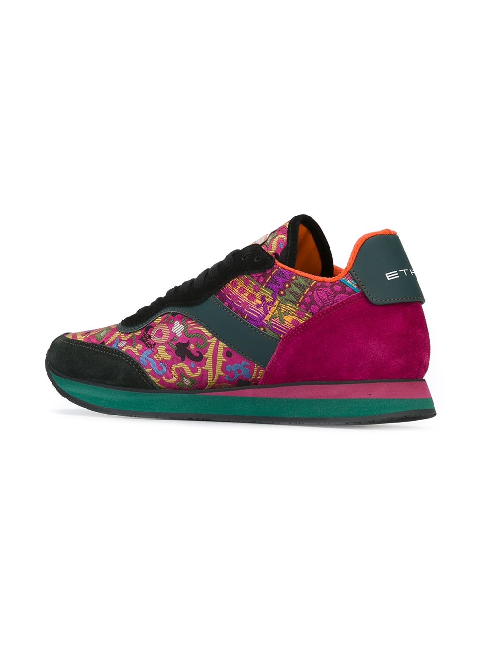 paisley print sneakers