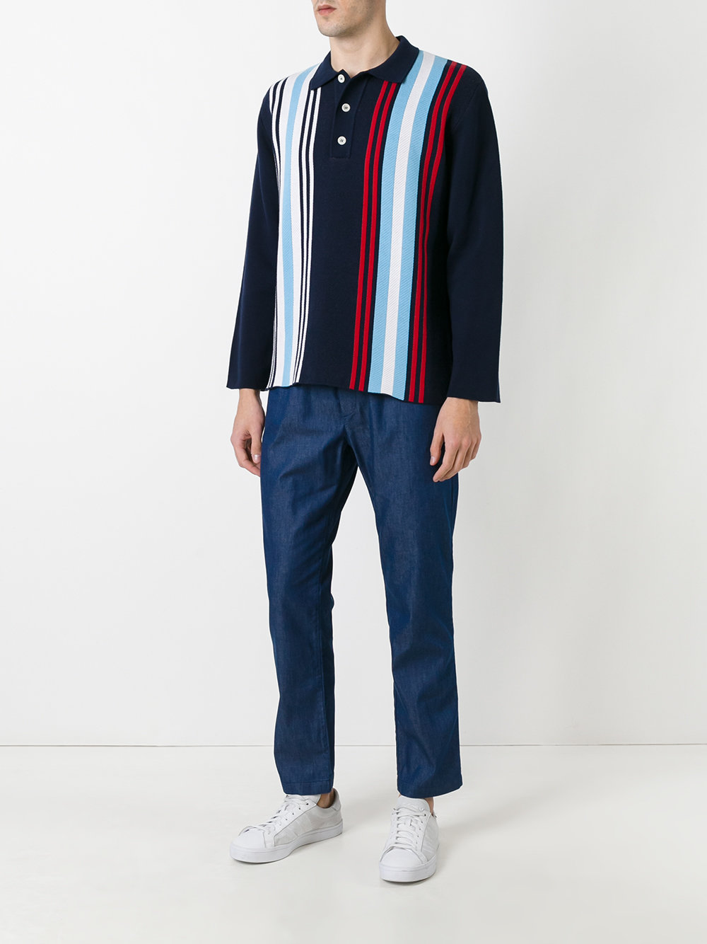 striped polo shirt 