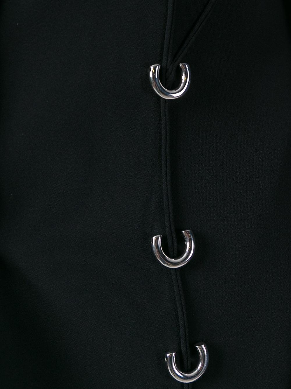 piercing detail blazer
