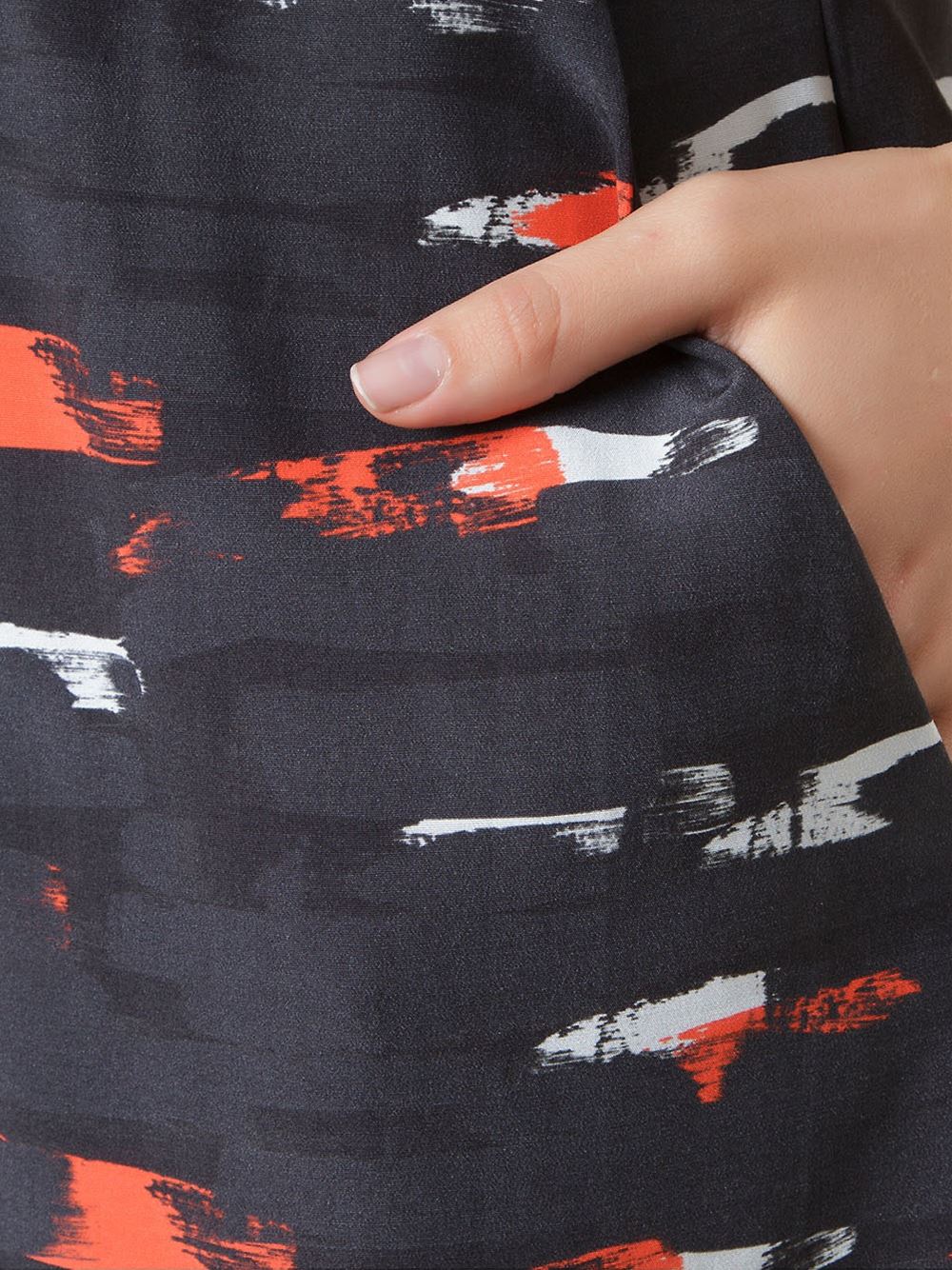 abstract print jumpsuit