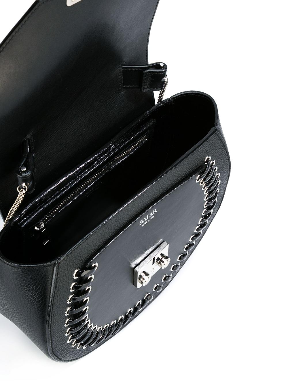 lace-up detailing shoulder bag