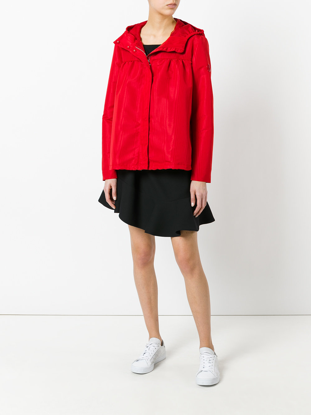 hooded rain jacket