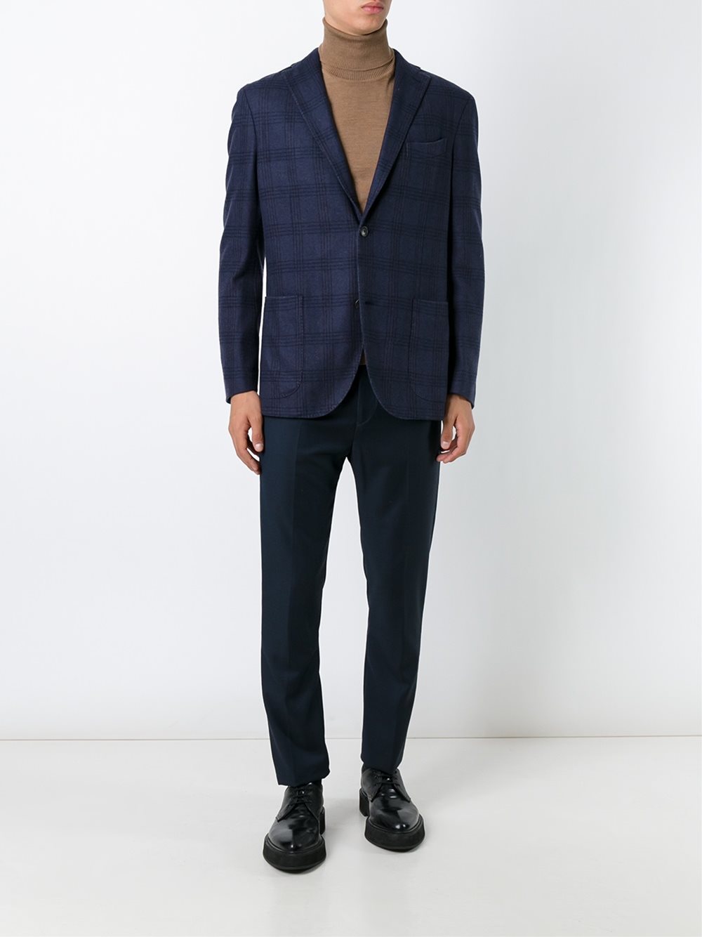 checked blazer 