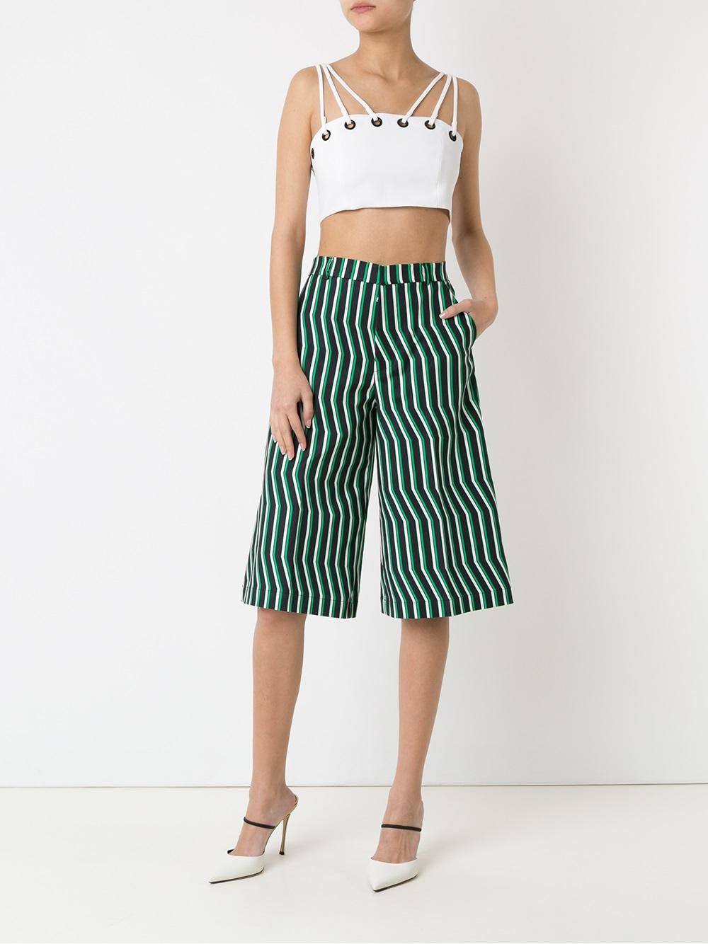 striped culottes