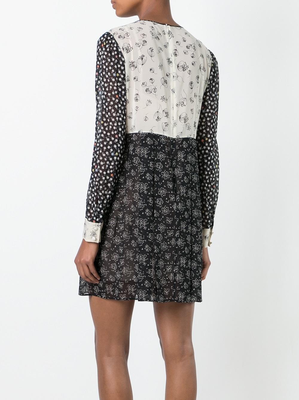 ruffled front dress