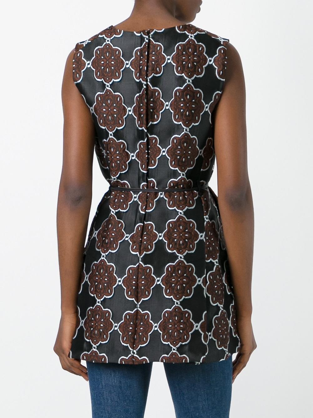 jacquard mini dress