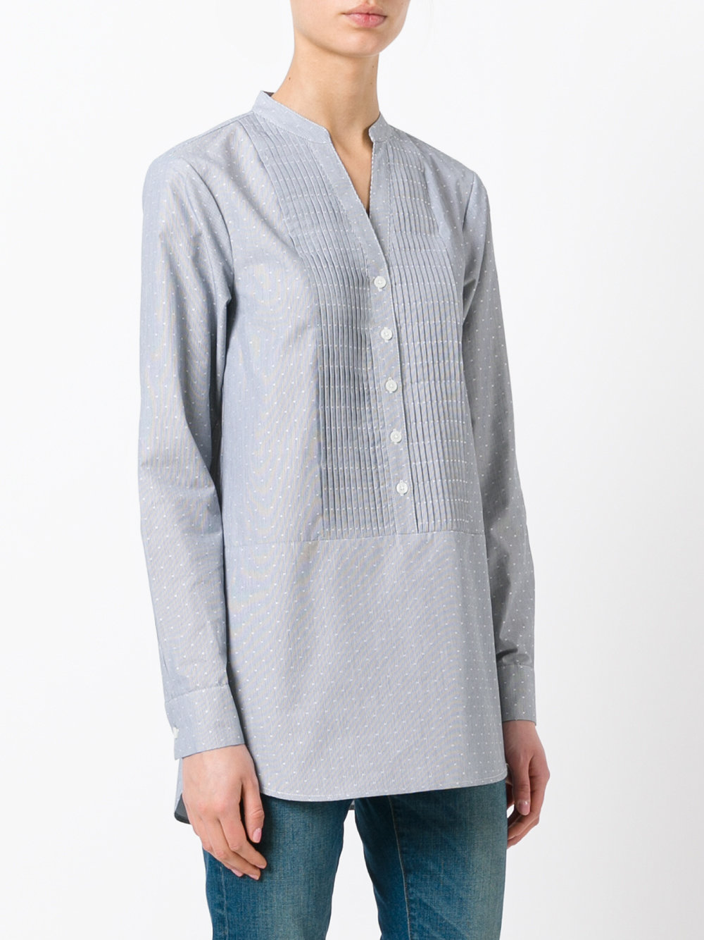 mandarin neck tunic
