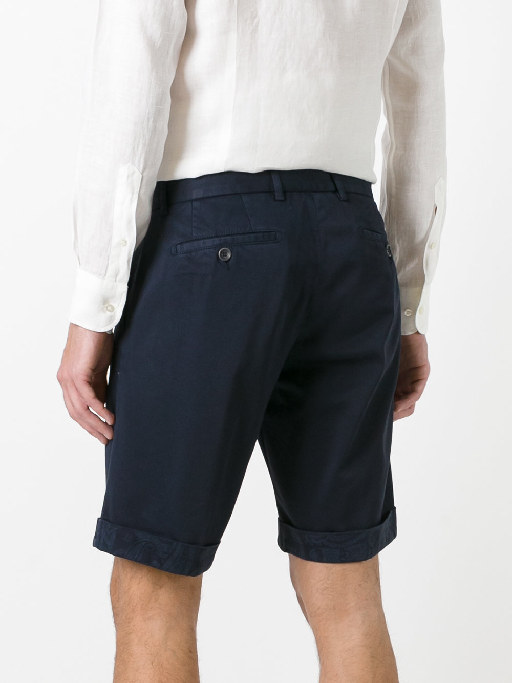 embroidered tailored shorts