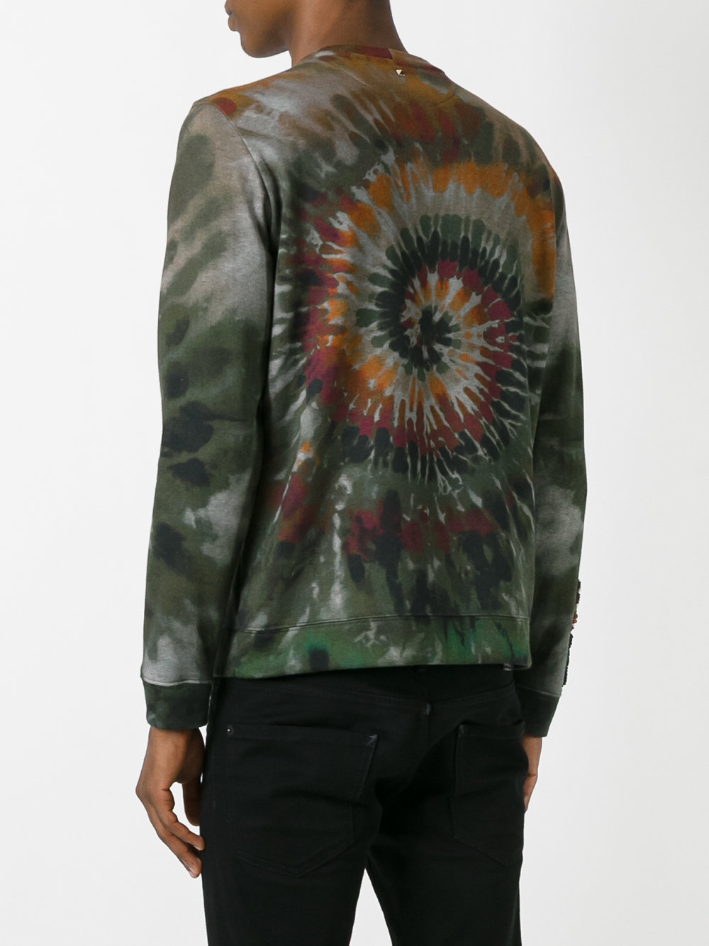 tie-dye swirl sweatshirt