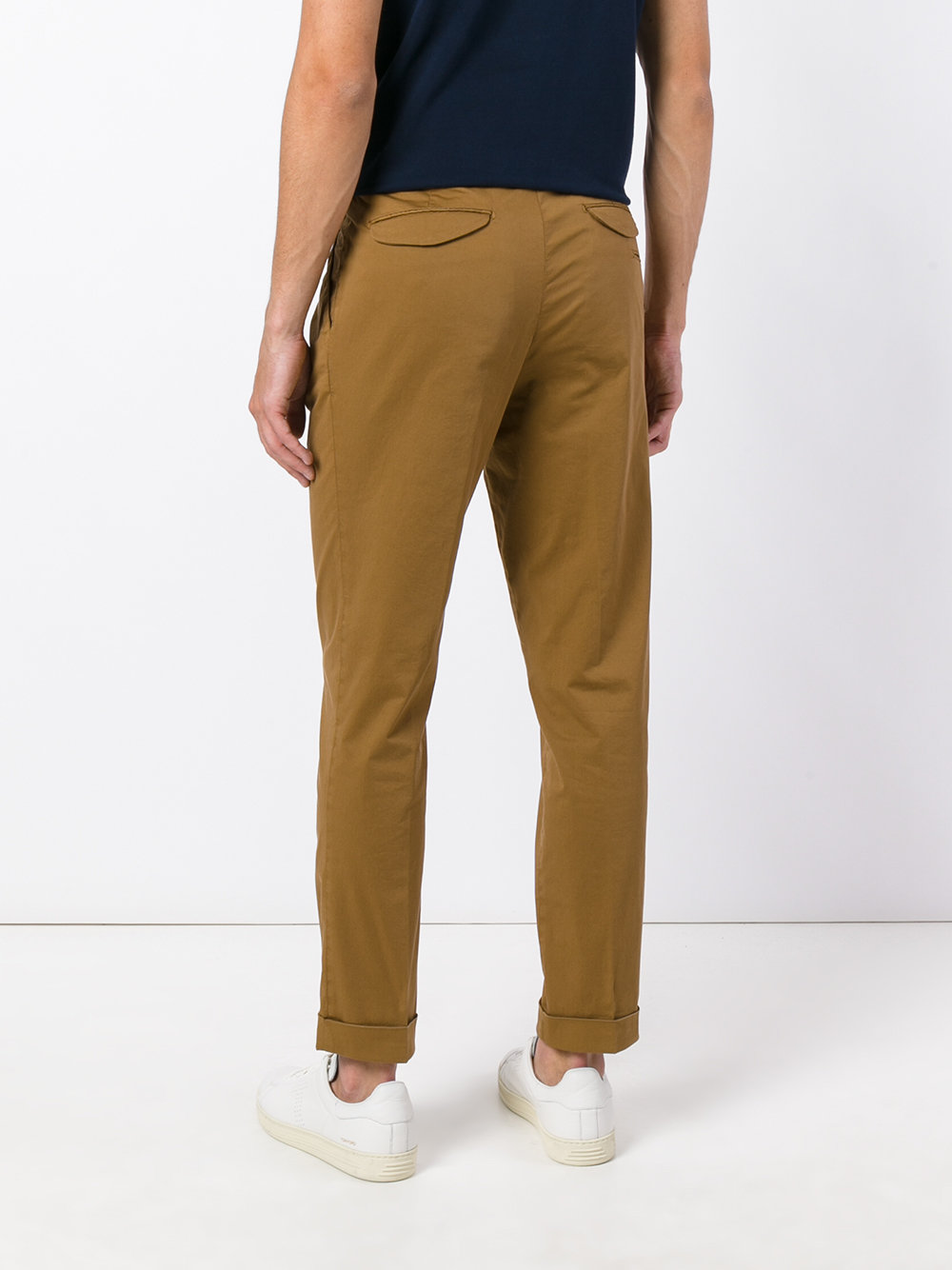 slim fit trousers