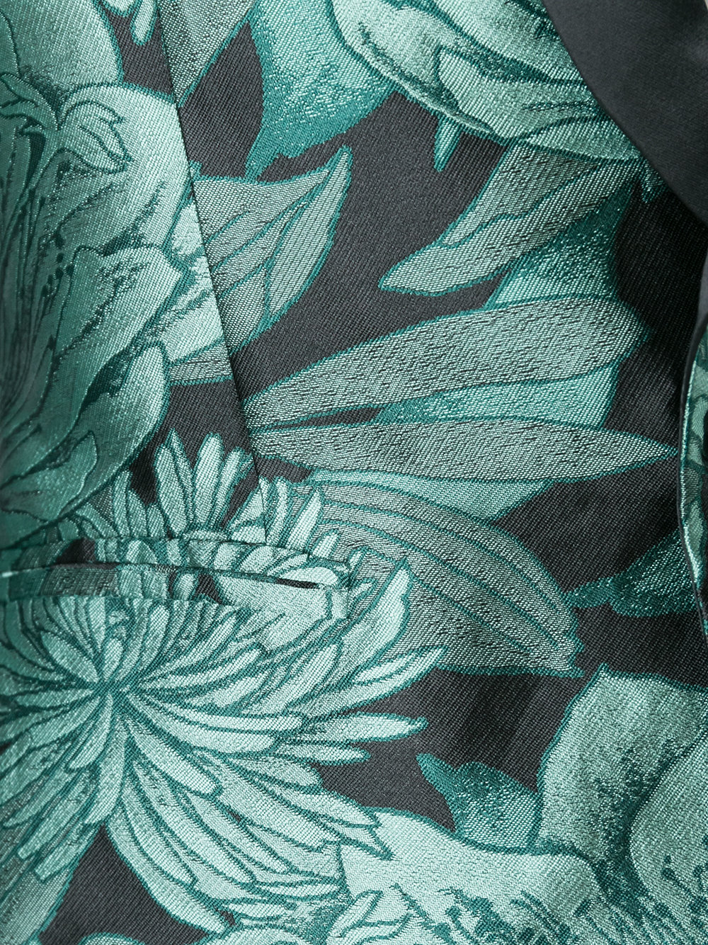 jacquard floral blazer 