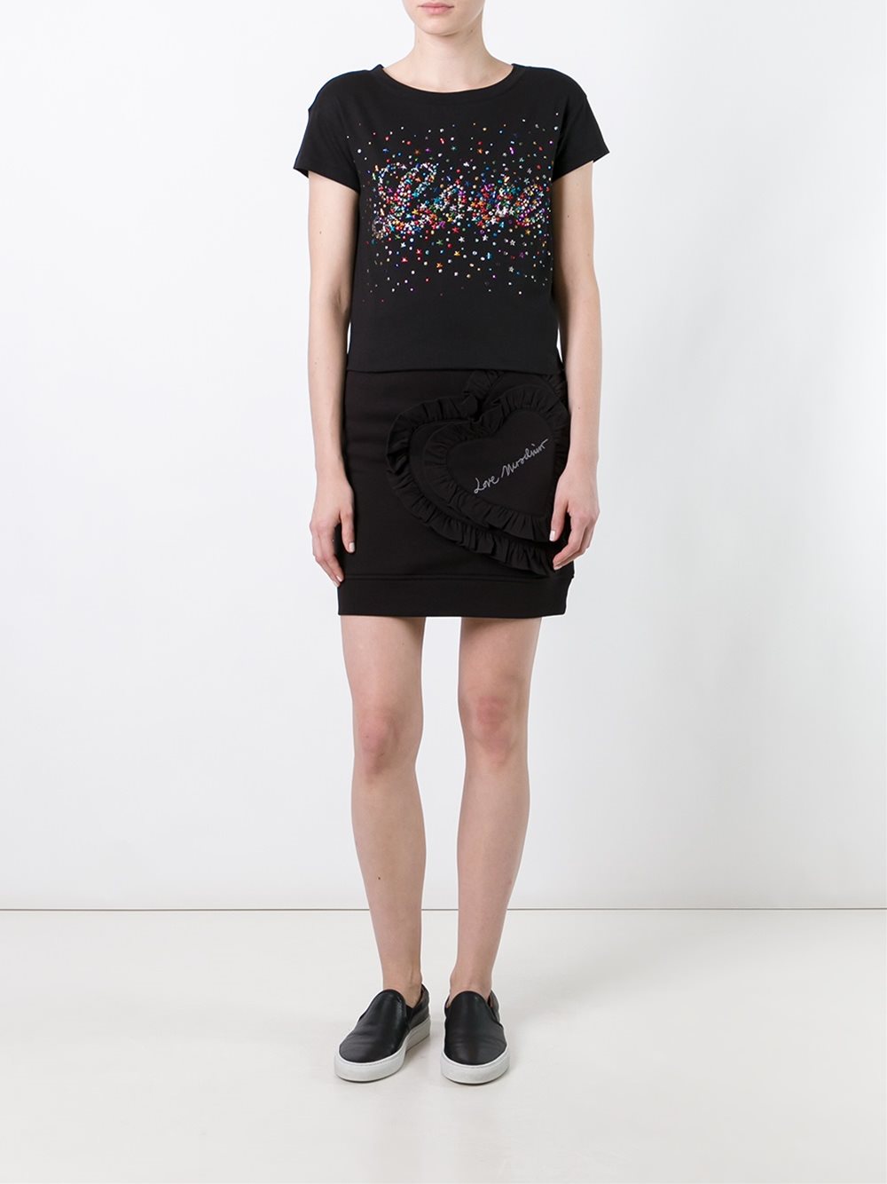 logo embellishment T-shirt