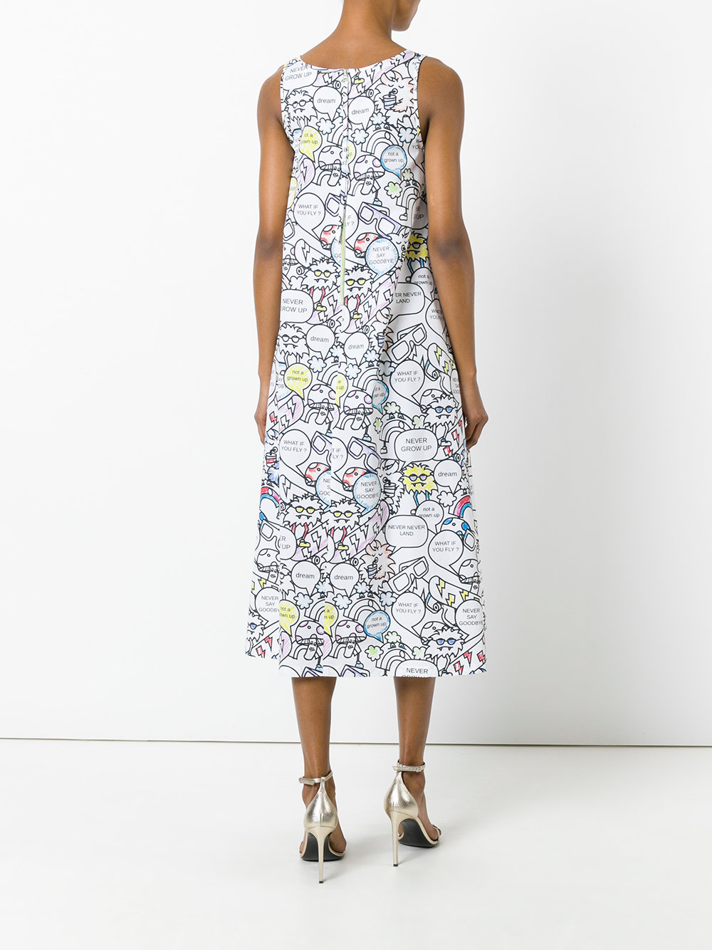 speech bubble print dress