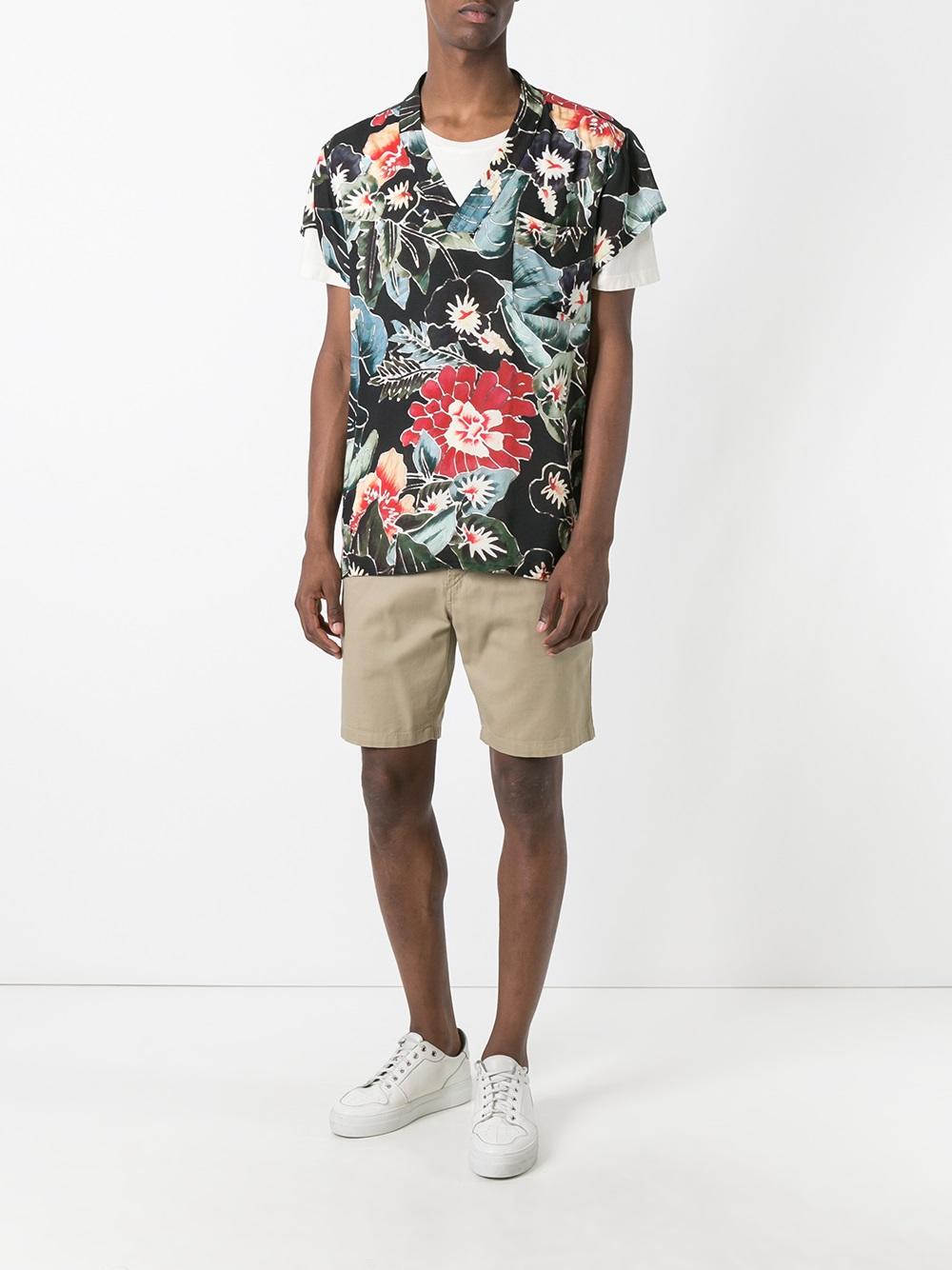 floral print shirt