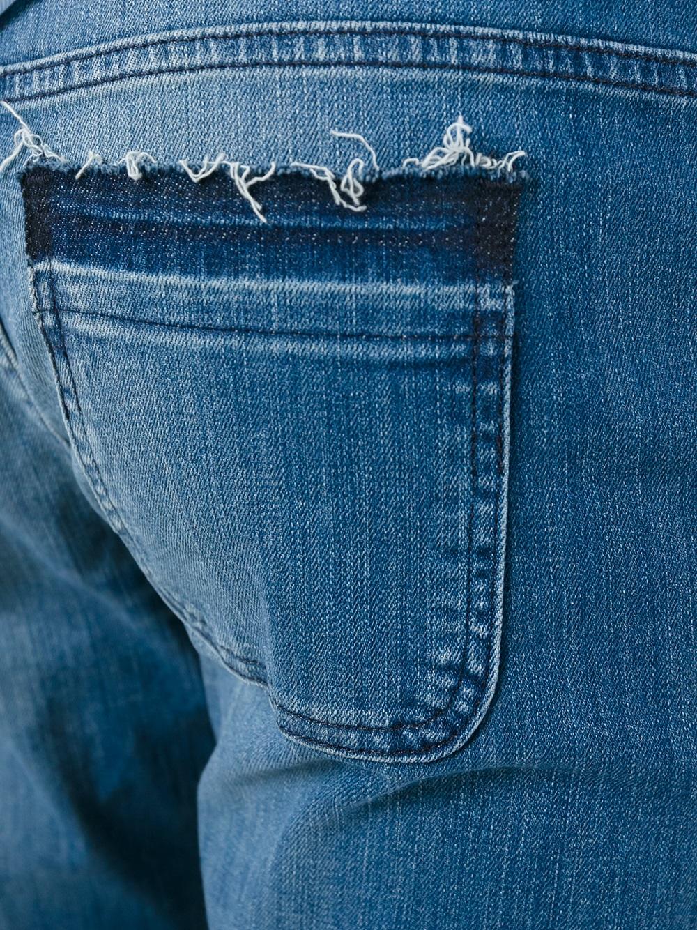 released-hem straight-leg jeans