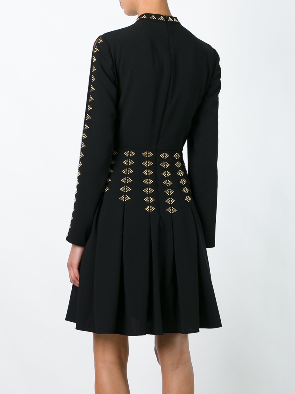 studded A-line dress