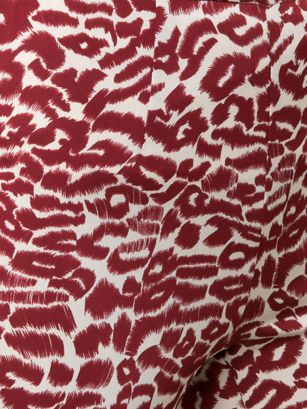printed cropped trousers 