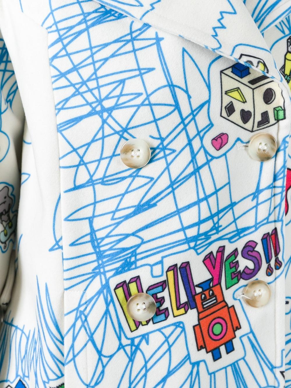 printed coat 