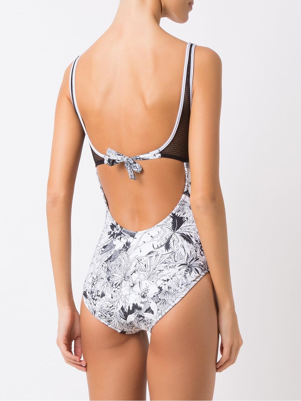 printed swimsuit