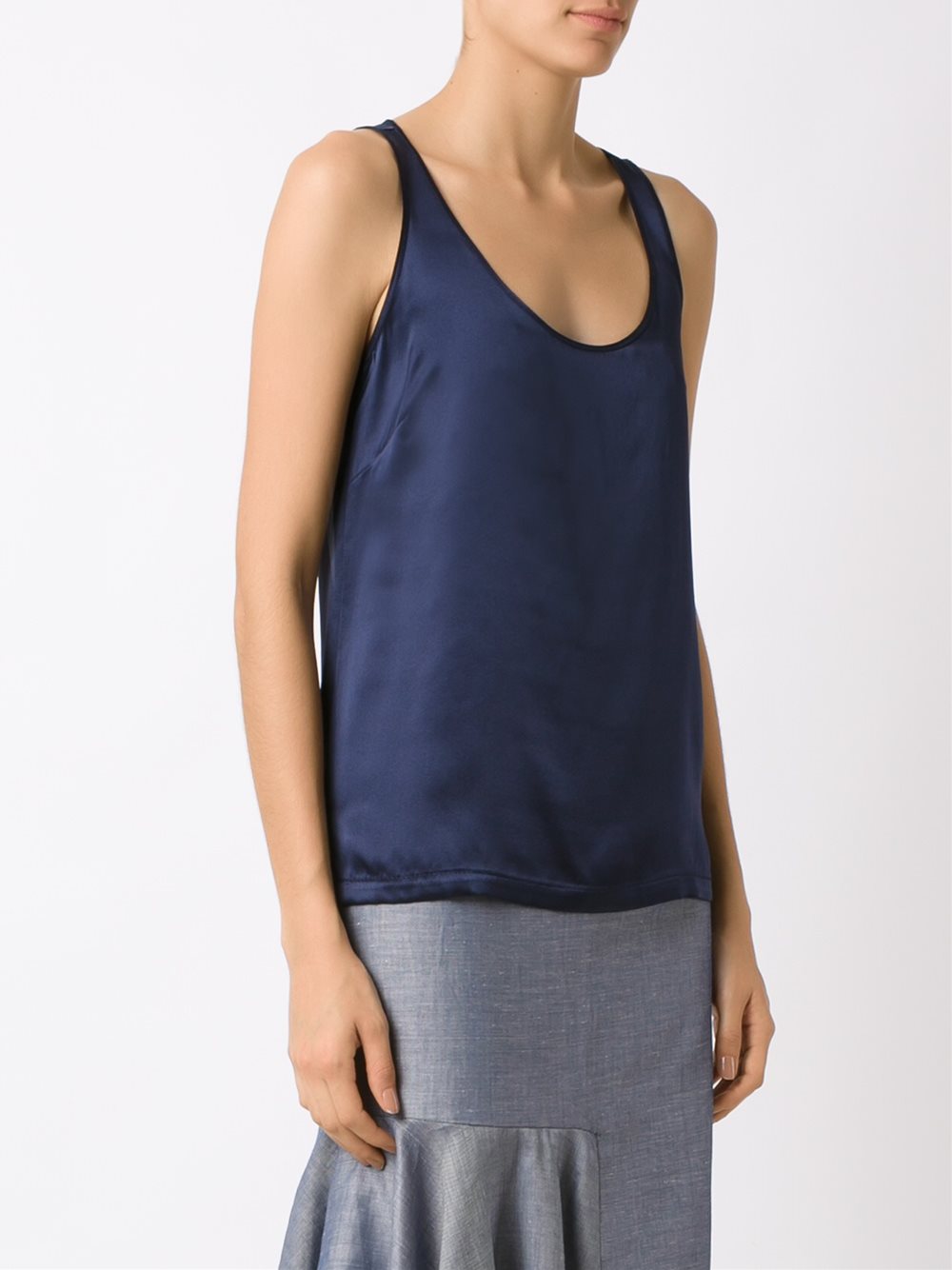 silk blouse