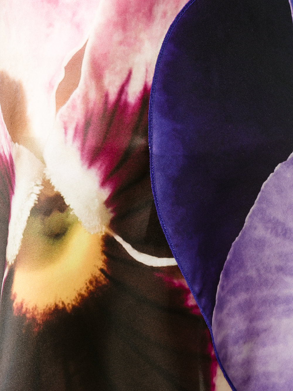 3D pansy skirt