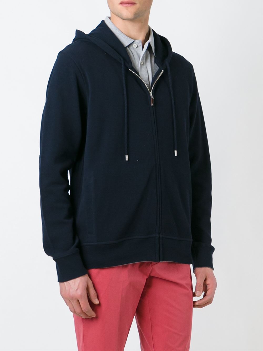 zipped hoodie