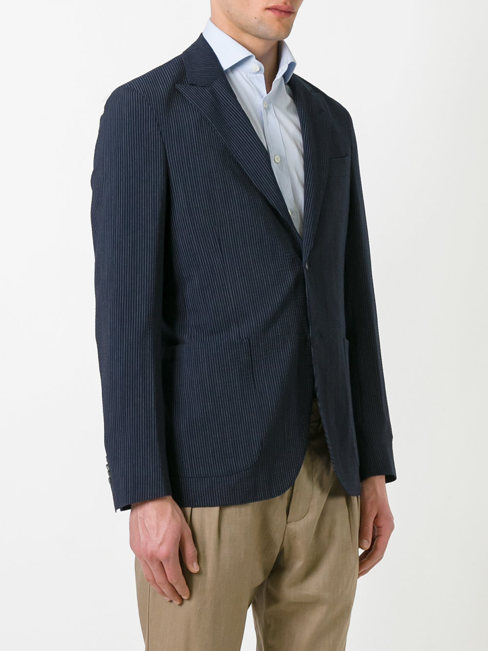striped blazer