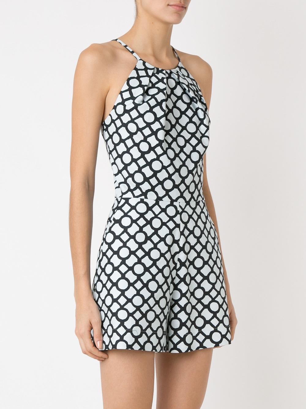 printed playsuit